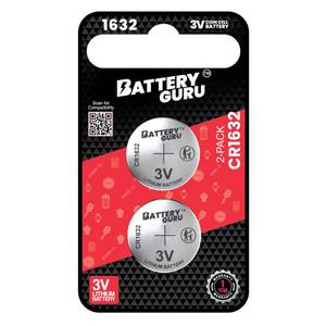 lot 6338 image: Car Key Battery for Toyota Camry (2007-2011 Camry & Camry Hybrid Smart Key Batteries CR1632 3V Pack of 2)
