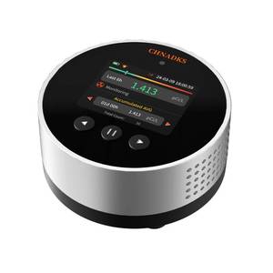 lot 6345 image: RM-65 Radon Detector for Home Basement, Continuous Radon Monitor with Audible & Visual Alarm, LCD Color Display, Long Term Portable Gas Detector for Home, pCiL or Bqm�