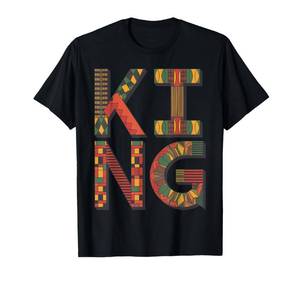 lot 6390 image: Gildan. size Kids 10 African King Art for Men Dad Boys African Print Melanin King T-Shirt