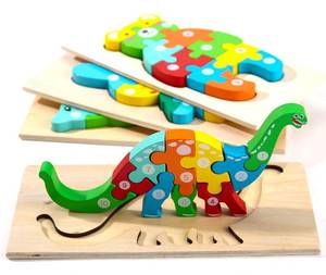 lot 8264 image: Montessori Mama Wooden Toddler Puzzles for Kids Ages 2-4, Montessori Toys for 3 Year Old, Animal Toddlers Toys Ages, 4-Pack Learning Toddler Puzzle