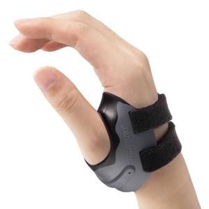 lot 8272 image: Velpeau CMC Joint Thumb Arthritis Support Brace - Soft & Hard Plastic Compose - with Thumb Compression Sleeve, Stabilizes Thumb CMC Joint Without Limiting Hand Function (Black, Right - Medium)