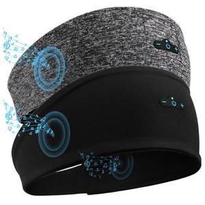 lot 8280 image: TOPIEI Sleep Headphones Bluetooth Headband for Side Sleeper 2-Pack, 17H Playtime, Wireless Headband Headphones with HD Stereo Speakers for Workout,Running,Yoga, Ideal Gifts for Men, Women, Teens
