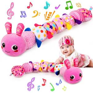 lot 8311 image: KMUYSL Baby Toys 0-6 6-12 Months, Sensory Music Animal Stuffed Toy for 0 1 2 3 4 5 6 Months, Plush Toy with Crinkle and Rattles for Infant Newborn, Tummy Time Toys Gifts for 0-3-6-12 Month