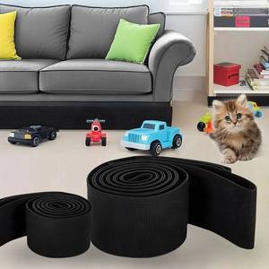 lot 8314 image: Abczxc shyxpw Under Couch Blocker, Adjustable Elastic Strap Barrier to Prevent Toys and Items from Going Under Furniture, Under Bed Blocker Gap Bumper for Pets (Couch Short (3  132))