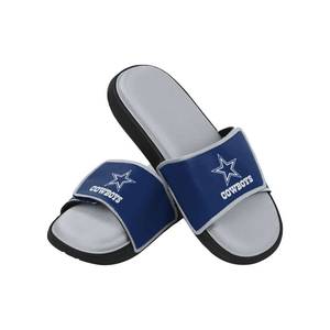 lot 8391 image: FOCO Dallas Cowboys NFL Mens Foam Sport Slide - L
