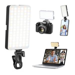lot 8395 image: Portable Selfie Light for iPhone 90 LED Rechargeable Phone Fill Lights, Ring Light for Camera Picture, Makeup Photo, Video Conferences, Laptop Use, Zoom Meetings, TikTok, Vlog Photography (Light Only)