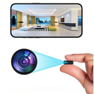 lot 8411 image: Mini Indoor WiFi Camera Home Security Room Body Cameras Nanny Cam Small Smart Home Outdoor Cams Pet Dog Baby Camera HD House Portable Camaras Motion Detection Night Vision Cam No Need WiFi Door Camara