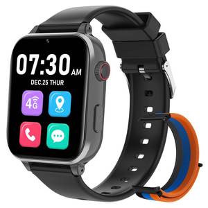 lot 8412 image: Xipax Kids Smartwatch for Boys Girls with GPS Tracker 4G LTE Calling & Real-Time Location Tracking, Kids Watch with Video Chat, Camera, Games, SOS Call Watch for Children Age 3-15 (Black)