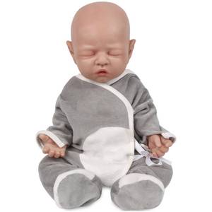 lot 13078 image: Vollence 18 inch Sleeping Silicone Baby Doll That Look Real,Reborn Baby Doll,Real Lifelike Baby Dolls - Boy