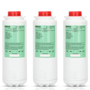lot 13096 image: ECF3000 Filters, Compatible with Elkay ezH2O WaterSentry Plus Replacement, High Capacity 3000 Gallons for Built-in Elkay Water Dispenser 51300C ECF3000 ERF750 Filters Replacement (No Chip) 3 Packs