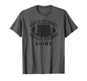 lot 14326 image: My Lucky Fantasy Football Shirt Vintage Football Season T-Shirt size large
