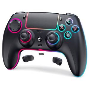 lot 14354 image: AFMVV Wireless Controller for PS5 with RGB LED,TURBO, Dual Vibration, 6 Axis Gyro Sensor, Touchpad, Ergonomic for Playstation 5 Controller, Compatible with PlayStation 5PCMaciosAndroidSteam