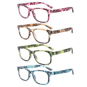 lot 14406 image: JAWSOCK 4 Pack reading glasses for women, computer anti-blue glasses, anti-glareUV glasses 2.75