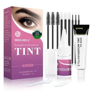 lot 14409 image: Eyelash & Eyebrow Color Kit,Professional Instant Lash & Brow Color Kit with Natural Results,Easy to Use,Eye Brow & Eye Lash Coloring Set DIY Hair Coloring for Salon Home Use 7ml (Black)