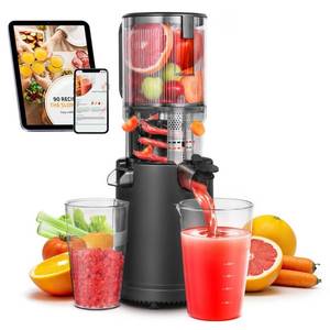 lot 15240 image: Slow Cold Press Juicer Machine Electric Masticating Juicer Extractor Easy Clean - Whole Fruit Vegetable Juice Maker - Cold Pressed Slow Blender Juicer with Wide Large Chute Mouth