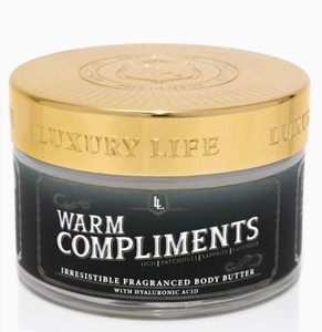 lot 15242 image: Luxury Life Warm Compliments Body Butter- Retail $90