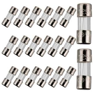 lot 16365 image: BOJACK Mini Fuse 3.6x10mm 3A 3amp 125V 0.14x0.39 Inch F3AL125V Fast-Blow Glass Fuses (Pack of 20)