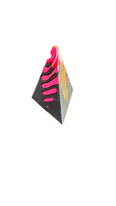 lot 16378 image: Pink and Black Triangle 3D Printed Puzzle