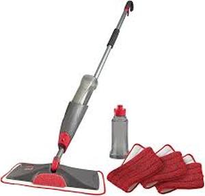 lot 5521 image: Rubbermaid Reveal Spray Mop Floor Cleaning Kit