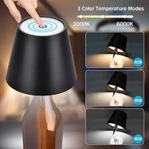 lot 6187 image: Wireless LED Touch Table Lamp with Dimming