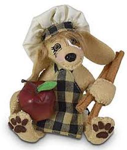 lot 6219 image: Chef Dog Plush Kitchen Decor