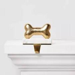 lot 7339 image: Gold Tone Dog Bone Marble Dresser Topper Hangers