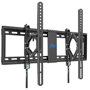 lot 3749 image: Mounting Dream UL Listed Advanced Tilt TV Wall Mount for Most 42-90 Inch TVs, TV Bracket with Full Tilt Extension up to 7, Fits 16, 18, 24 Studs, Max VESA 600x400mm and 120LBS MD2104