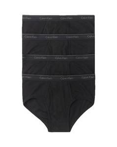 lot 4403 image: Calvin Klein Mens Underwear Cotton Multipack Briefs, Black, Small