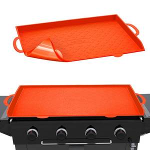 lot 4433 image: ABYDA 28 Inch Silicone Griddle Mat Cover for Blackstone, Full Coverage Heavy Duty Food Grade Grill Buddy Mat, All Season Cooking Surface Protective Cover