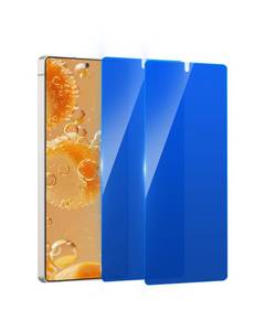 lot 4436 image: stilluxy 2 Pack Privacy Screen Protector for Samsung Galaxy S25 Ultra FilmGradient-Blue Anti-Spy Anti-Blue Light, Colorful Full Coverage&Touch Sensitive