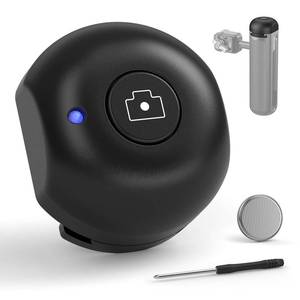 lot 4439 image: NEEWER Cold Shoe Cover for PA045E Bluetooth Shutter Side Handle Grip, ABS  PC Cold Shoe Protector with CR2032 Replacement Coin Battery and Phillips Screwdriver, RT005E