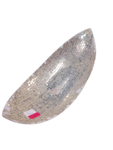lot 5605 image: Mother of Pearl Shell Inlay Art Piece Missing some tiles along the edges