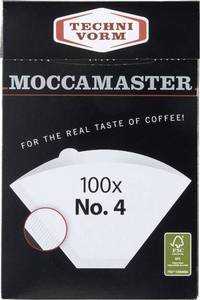 lot 6425 image: Technivorm Moccamaster #4 White Paper Filters, 100-count per box