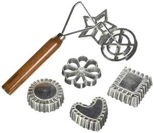 lot 6454 image: Norpro RosetteTimbale, 7 Piece Set, Stainless Steel, One Size