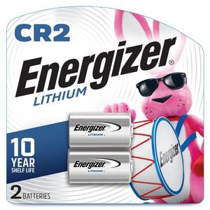 lot 6467 image: Energizer CR2 Lithium Batteries (2 Pack), 3V Photo Batteries
