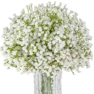 lot 8266 image: Sukh 10PCS Baby Breath Artificial Flowers Fake Babys Breath Gypsophila Flowers Bulk Realistic Artificial Flowers Bouquet Flores Artificiales para Decoracion for Wedding Party Home Decoration