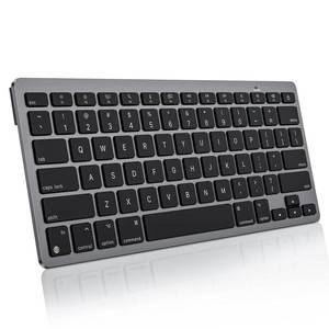 lot 8284 image: OMOTON Bluetooth Keyboard for Mac, Ultra-Slim Wireless Keyboard with Stable Connection, Compatible with iMac, iMac Pro, MacBook ProAir, Mac mini Laptop, Black Grey