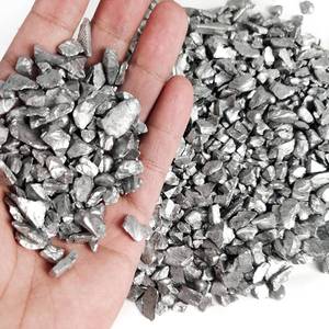 lot 8287 image: HappyFiller 3-7mm Candle Holder Mini Rocks,Vase Fillers Small Gravels Stones,Terrarium Succulent Planter Soil Cover Decor Pebbles,Aquarium Fishbowl Granule,Crushed Glass,Silver 0.81 LB