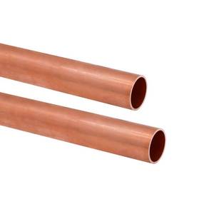 lot 8298 image: YTKavq 34OD Copper Pipe, 0.04 inch��1mm��Wall Thickness 12 Length Polished Hollow Copper Round Tube Cut Lengths for DIY Crafts, Repair, Model Building, Electrical Projects(2 Pcs)