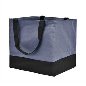 lot 8300 image: CNaiyunpin Canvas Reusable Grocery Bags Heavy Duty, 8.3 gal Foldable Large Tote Bag with Handles, Holds 60 lbs Canvas Shopping Bags, 1 Pack