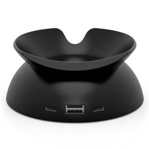 lot 8424 image: Made for Amazon Stand with USB-C and USB-A Charging Ports for Echo Spot (2024 Release)