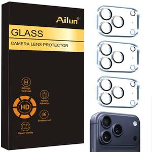 lot 8446 image: Ailun 3 Pack Camera Lens Protector for iPhone 17 Pro,Tempered Glass,9H Hardness,Ultra HD,Anti-Scratch,Case Friendly,Does not Affect Night ShotsNot for iPhone 1717 Pro MaxiPhone Air