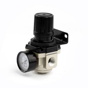 lot 8486 image: SNS AR4000-N04 Female Thread 12 NPT Air Pressure Regulator 0-150 PSI Adjustable,Bracket,Gauge