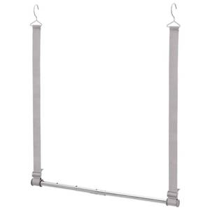 lot 8497 image: STORAGE MANIAC Hanging Closet Rod, Adjustable Width and Height Closet Hanging Organizer, Space-Saving Clothes Hanging Bar, Closet Extender Hanging Rod Double Closet Hanging Rod, 1 Pack Webbing