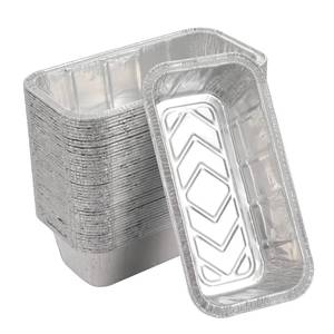lot 11724 image: Waytiffer Loaf Pans 50 Pack 2Lb Heavy Duty Disposable Aluminum Foil Premium Bread Tins Standard Size - 8.5 X 4.5 X 2.5 Perfect for Homemade Cakes & Breads