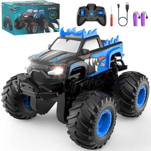 lot 12280 image: Remote Control Car, 20kmh All Terrain Monster Tuck Toys with Upright Driving and 360° Rotation, Remote Control Tuck with Auto Demo, 2.4Ghz Rc Car, Monster Trucks for Boys and Girls 3 4-7 8-12