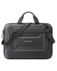 lot 12283 image: BAGSMART 15.6-16 inch Laptop Computer Case with Strap,Shockproof Waterproof Laptop Bag with Sturdy Handle,Carrying Laptop Sleeve for 15 Dell,HP,MacBook Pros��Black