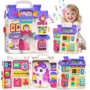 lot 14200 image: Dream House Toy Building Set with Accessories