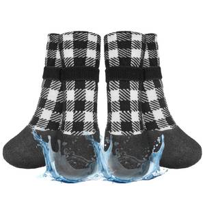 lot 14203 image: BEAUTYZOO Anti Slip Dog Socks Boots, Dog Shoes for HotCold Pavement Snow Rain Days,Waterproof Grip Dog Booties Paw Protector for Hardwood Floor, Prevent Licking for Small Medium Large Senior Old Dogs