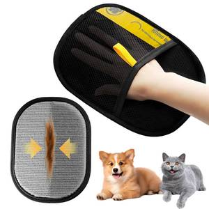 lot 14204 image: PieceLife Electrostatic Pet Hair Removal Glove - Reusable, Washable Mitt for Furniture, Carpet, Car Seat & Clothing - Efficient Cat & Dog Hair Remover